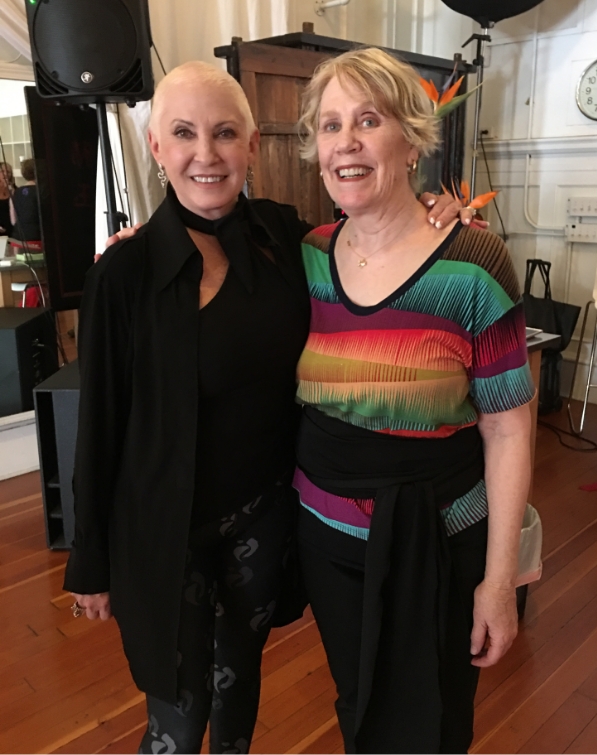 Nia instructor Sarah Love and Nia creator Debbie Rosas